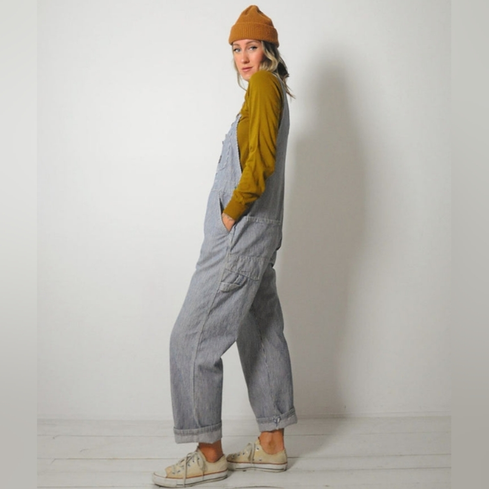 Vintage Oshkosh hickory overall size 40Size: Men's / US 40 / unisex, - Picture 3 of 12